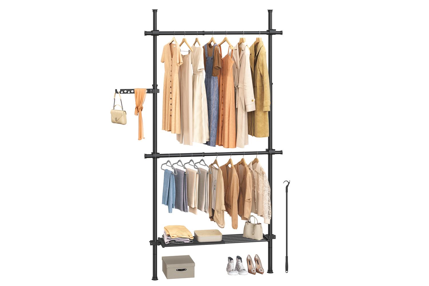 Garment Rack | Clothes Storage | Steel | Adjustable