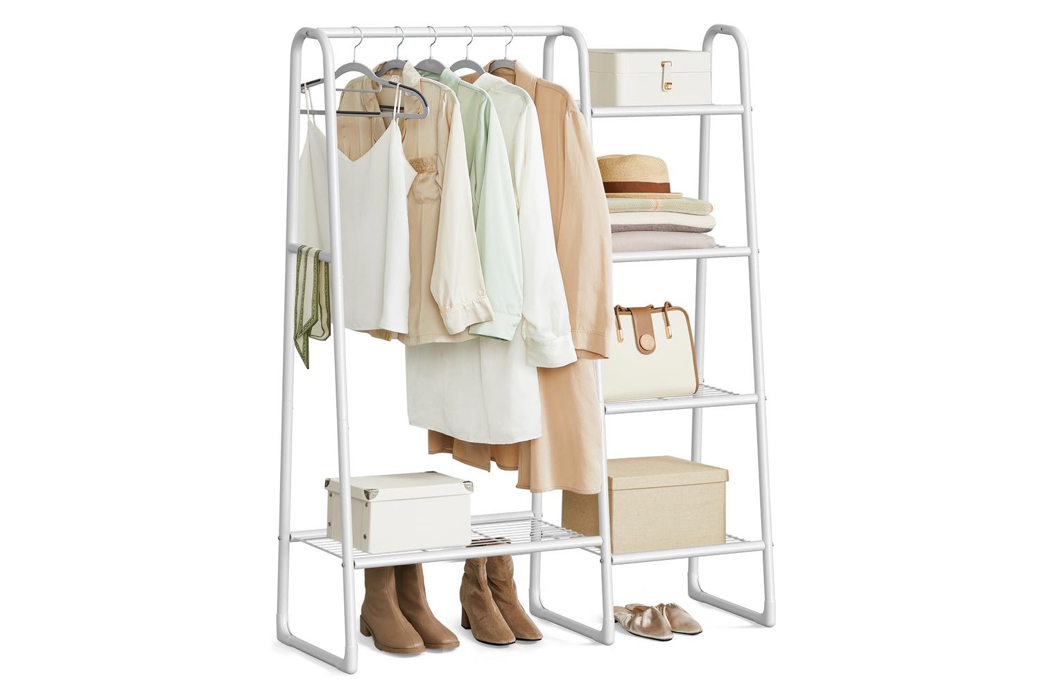 Garment Rack | Clothes Storage | Steel | 40 X 101.7 X 153.3 Cm