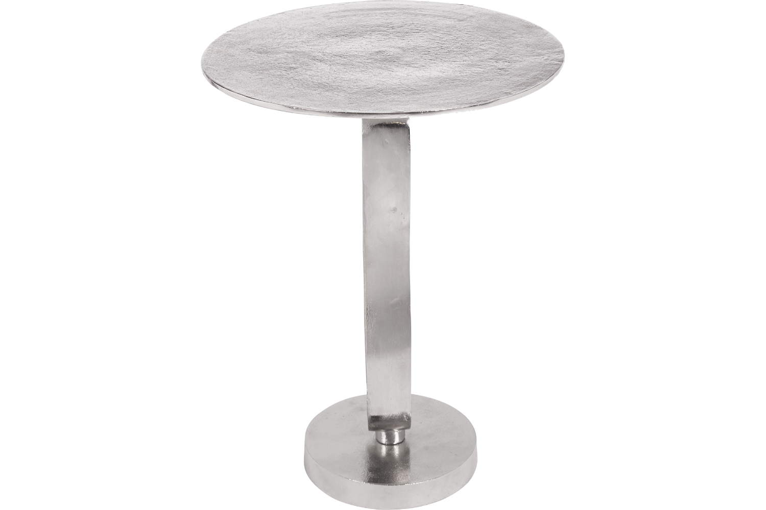 Metal Bedside Table | Silver