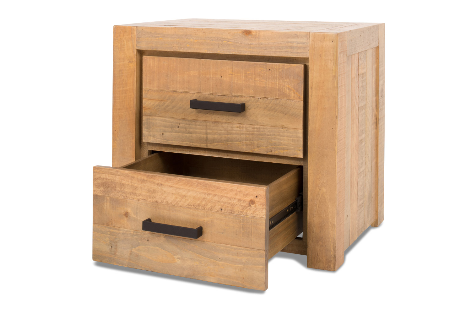 Coolmore Bedside Locker | 2 Drawer | Natural
