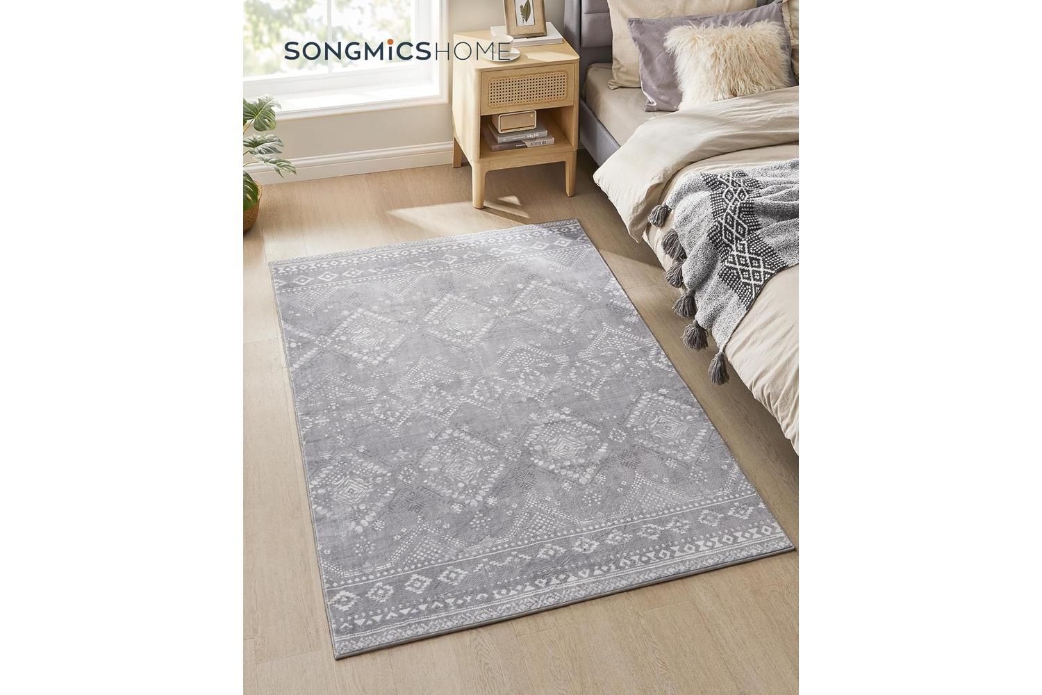 Boho Area Rug | Area Rug | Polyester Felt Tpr | 120 X 170 Cm