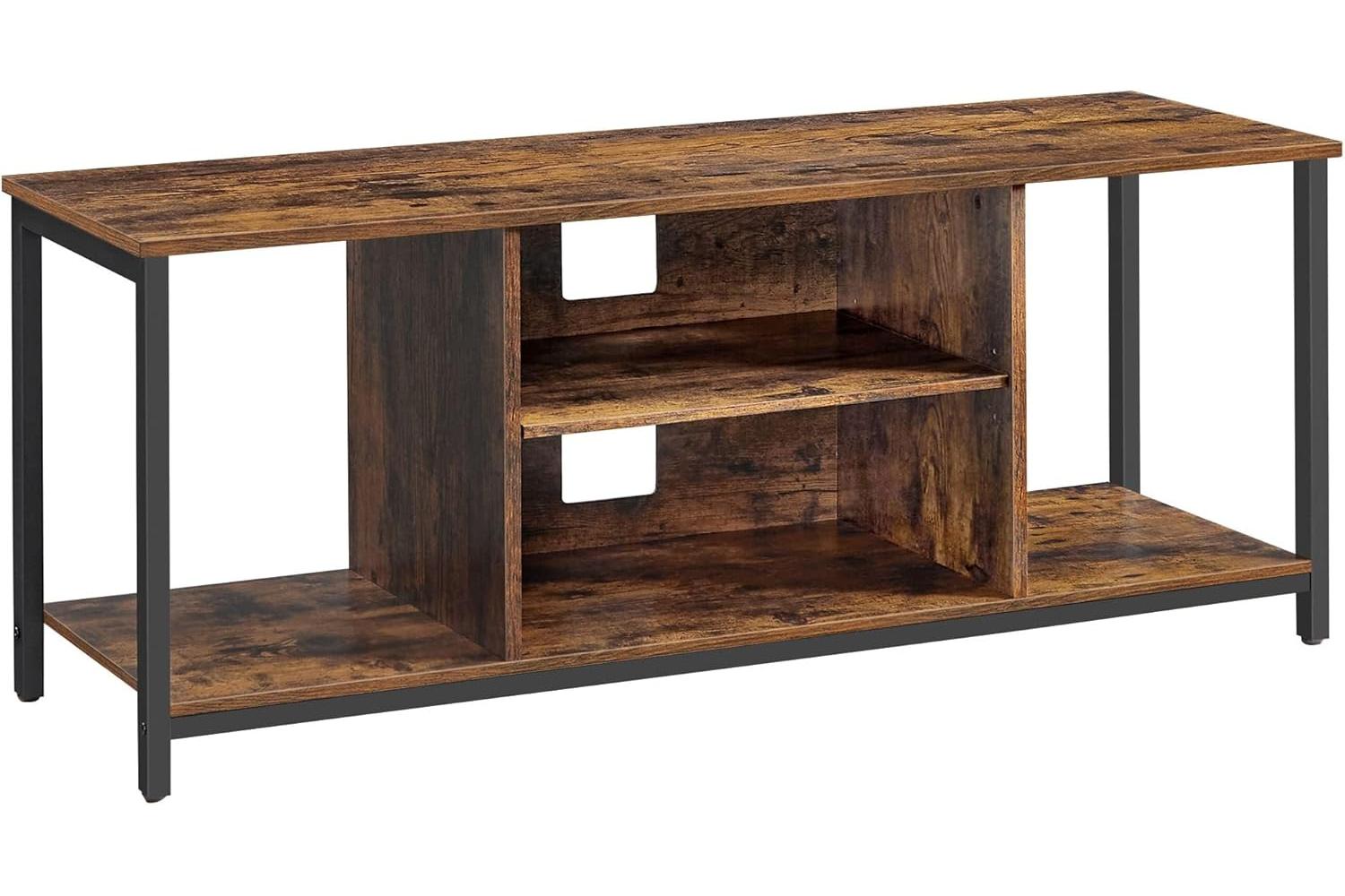 Tv Stand | Tv Unit | Particleboard And Steel | 120 X 40 X 50 Cm