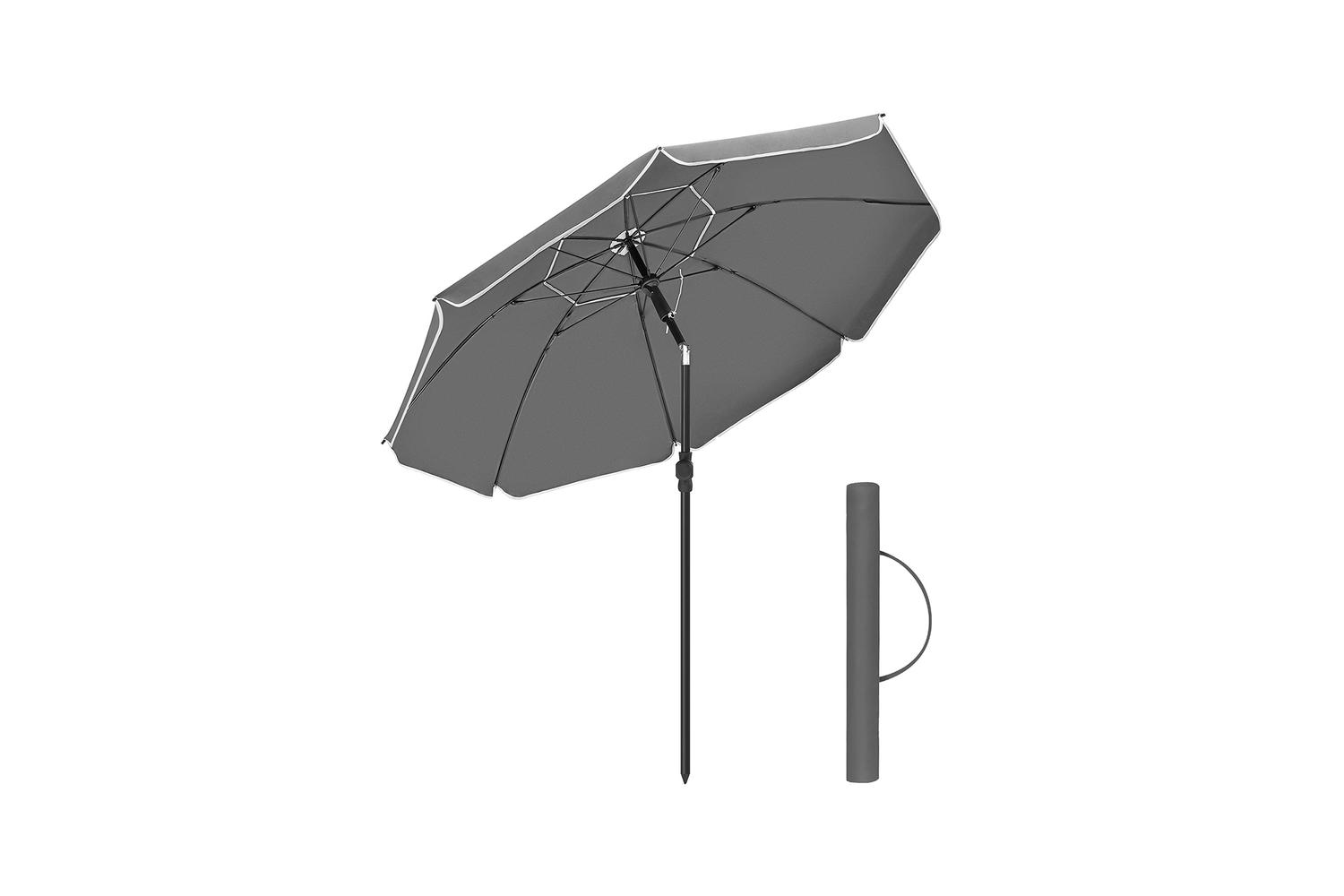 Patio Umbrella | Outdoor Parasol | Polyester Canopy | 1.8 Metre