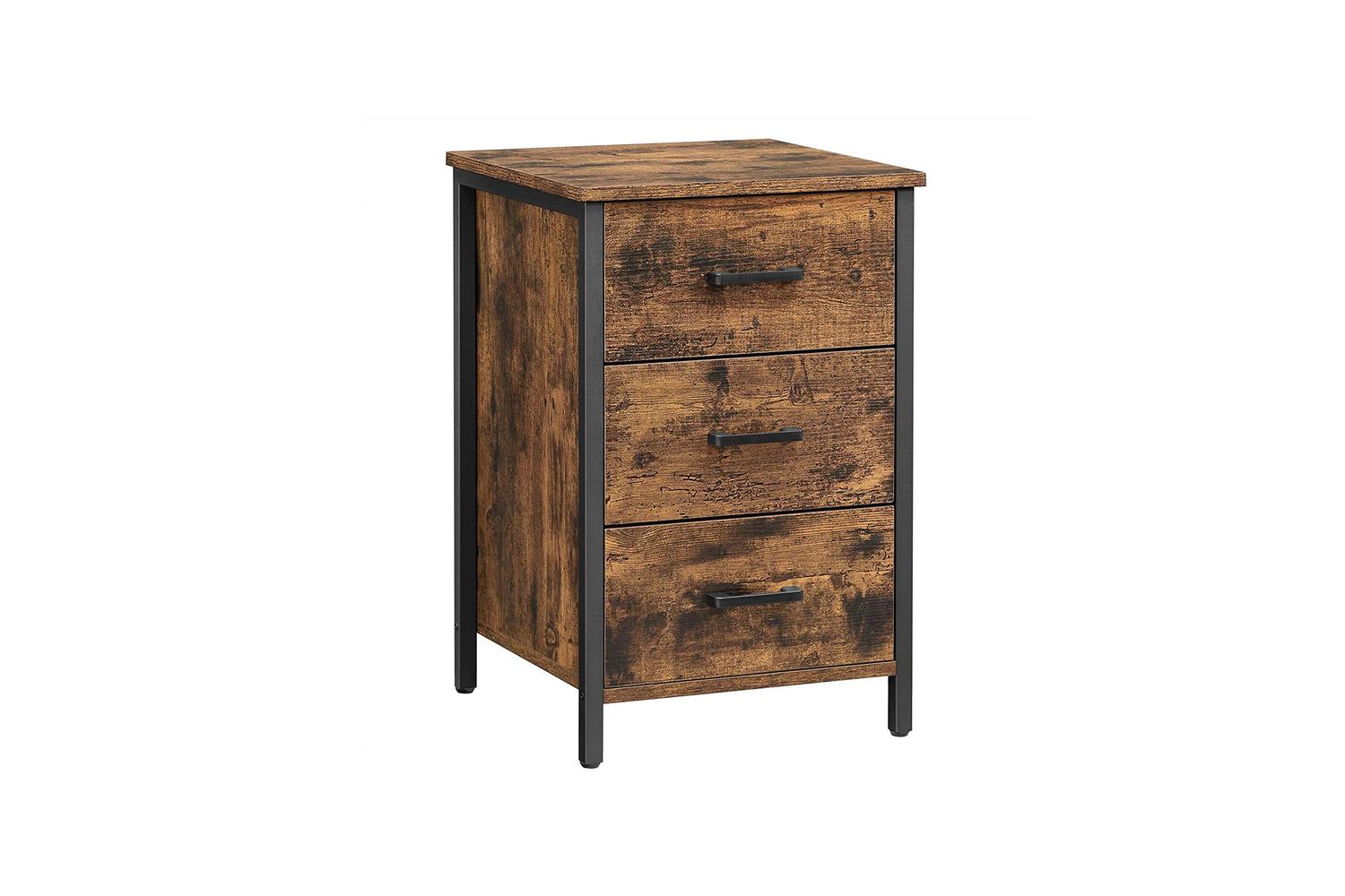 Vasagle End Table | Side Table | Particleboard And Steel | 40 X 40 X 60 Cm