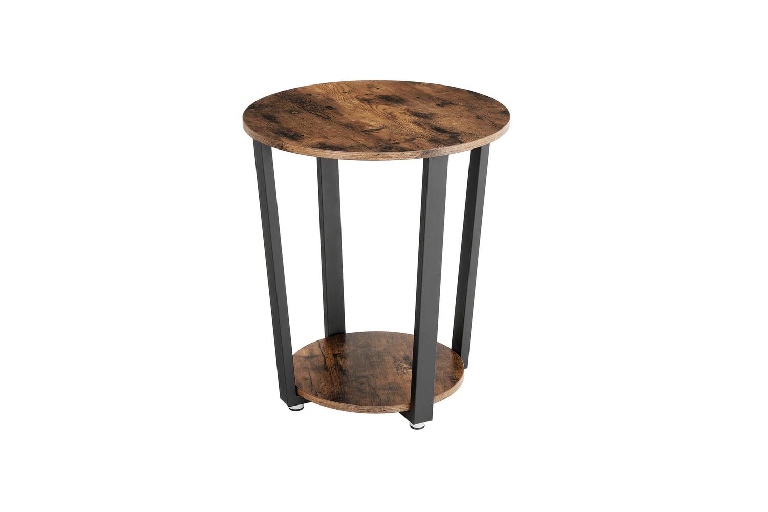 Vasagle End Table | Side Table | Particleboard And Steel | 50 X 57 Cm