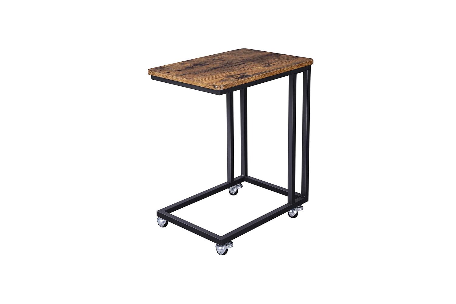 Vasagle End Table | Side Table | Rustic Brown | 50 X 35 X 62 Cm