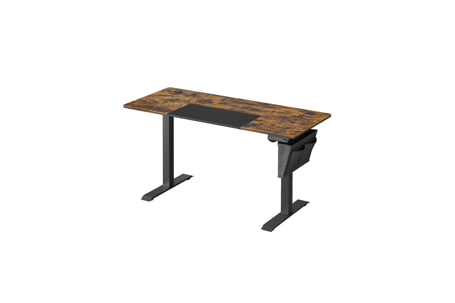 Standing Desk | Electric Height Adjustable | Wood Chipboard & Steel | 140 X 60 Cm