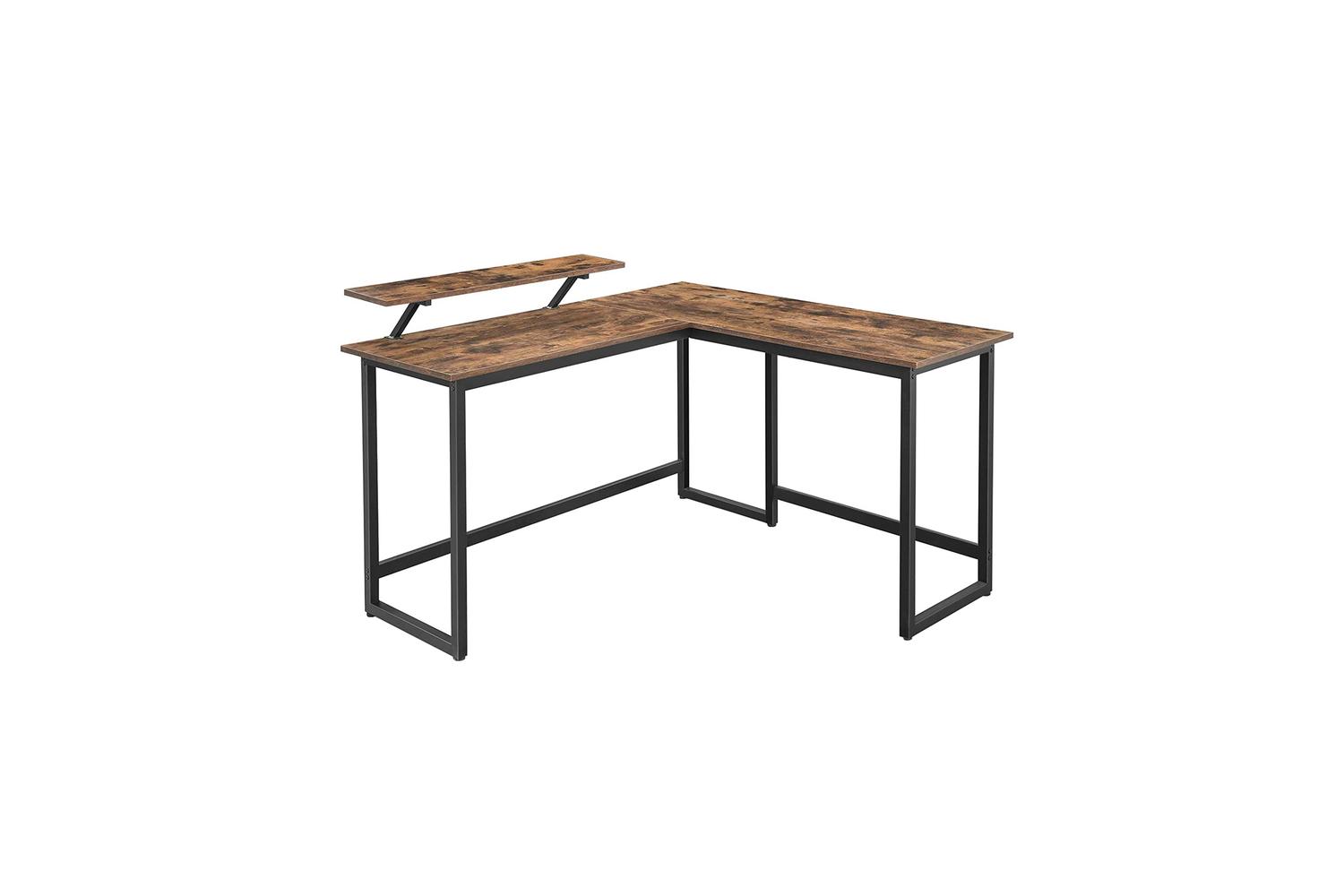 Computer Desk | Corner Desk | Particleboard And Steel | 140 X 130 Cm