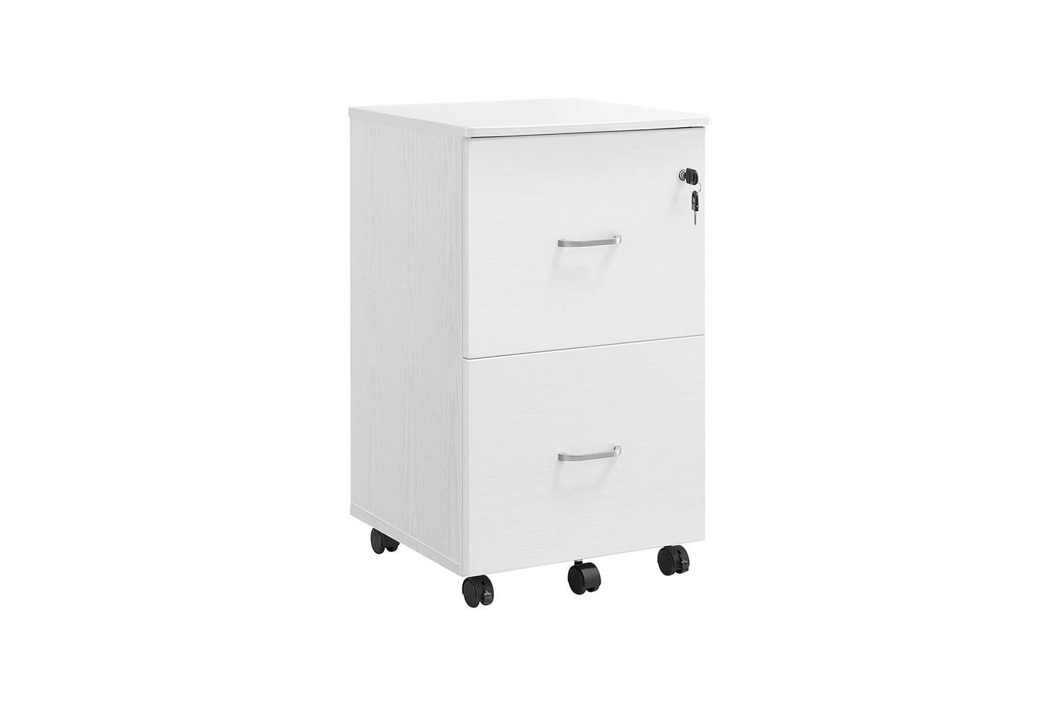 File Cabinet | Filing Cabinet | White | 2 Drawer