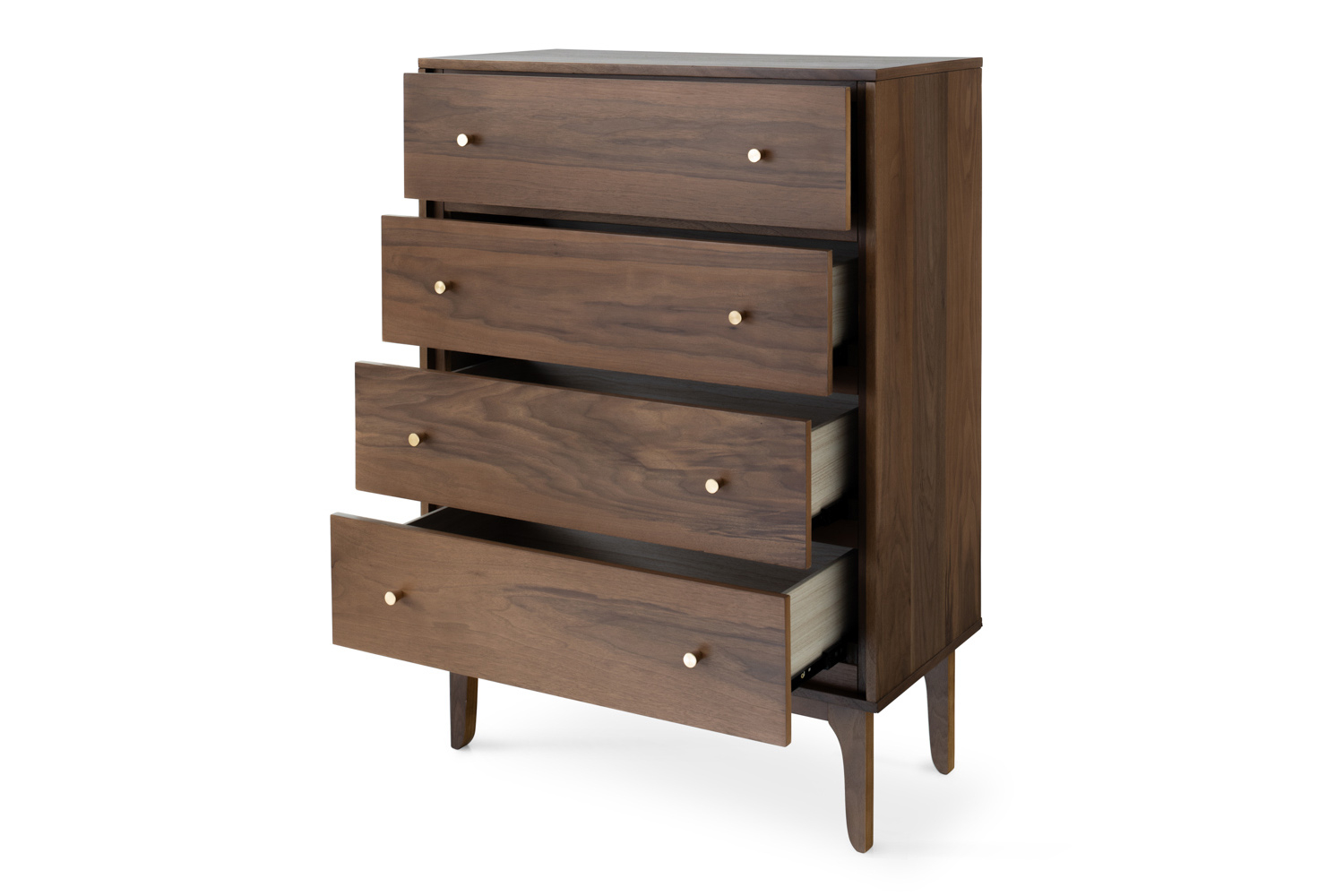 Samuel Chest Of Drawer | 4 Drawer | Walnut Effect