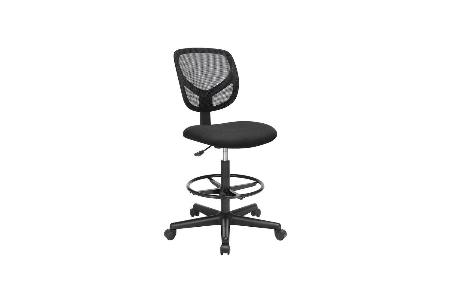 Drafting Chair | Office Chair | Mesh & Nylon | Adjustable Height