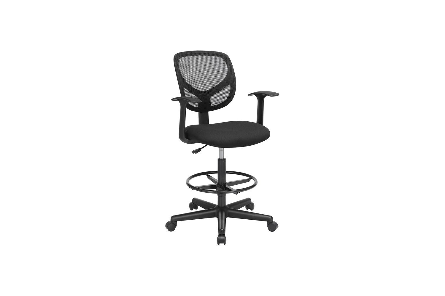 Drafting Chair | Office Chair | Mesh & Nylon | Adjustable Height