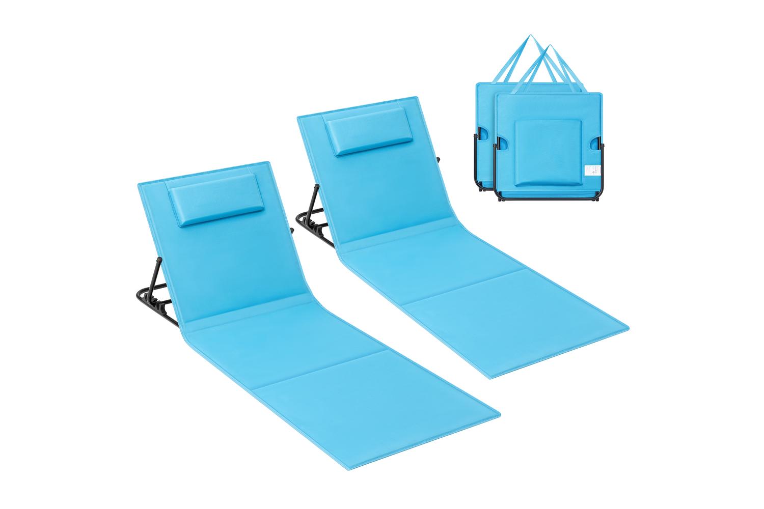 Songmics Recliner Sun Lounger | Outdoor Lounge Chair | Oxford Fabric | 52cm Wide