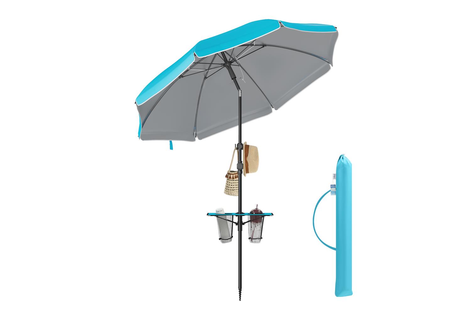 Beach Umbrella | Outdoor Parasol | Polyester | 160 Cm