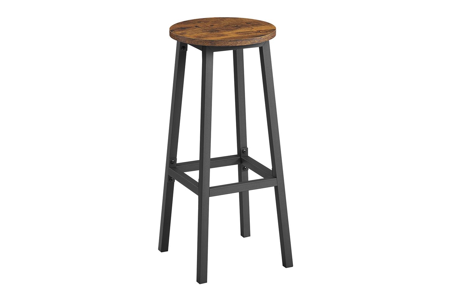 Vasagle Bar Stools | Particleboard And Steel | 32 Cm Diameter X 74 Cm Height