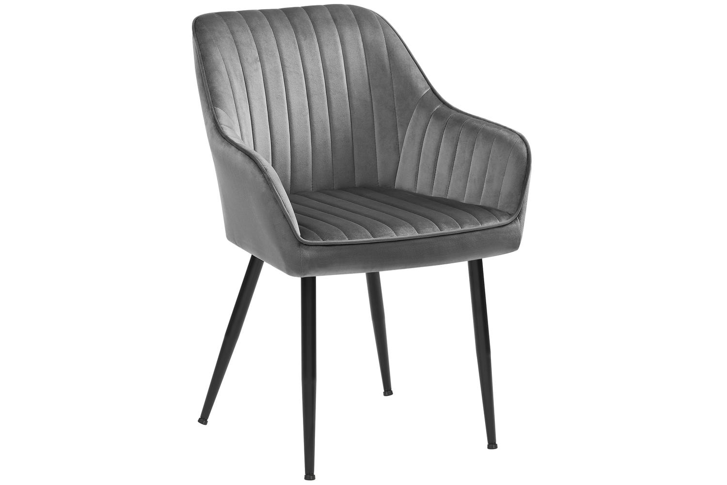 Dining Chair | Dining Chair | Velvet | Light Grey