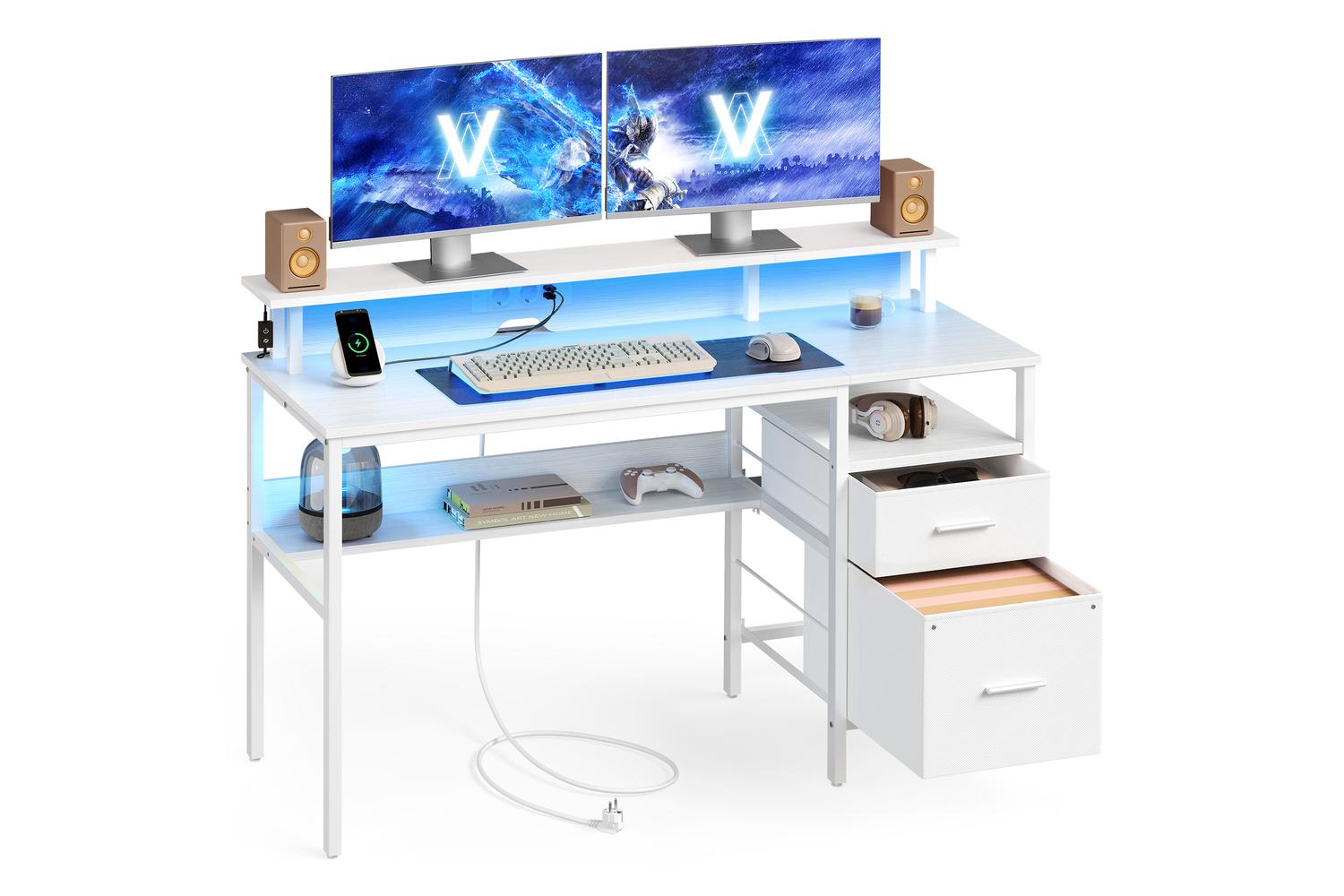 Computer Desk | Home Office Desk | Steel Frame | Standard Size
