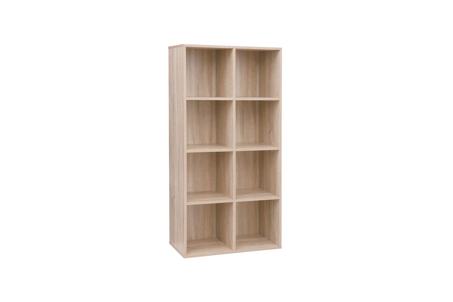 Vasagle Bookcase | Particleboard | Oak Finish | 65.5 X 30 X 129.5 Cm