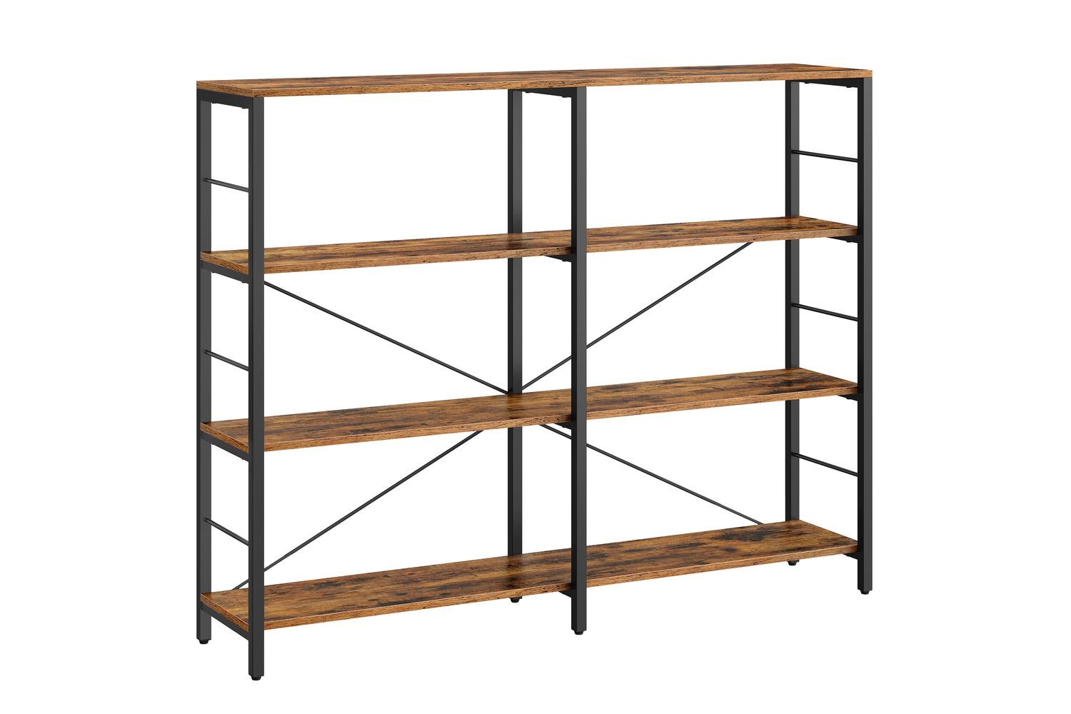 Book Shelf | Bookcase | Particleboard And Steel | 109.4 Cm