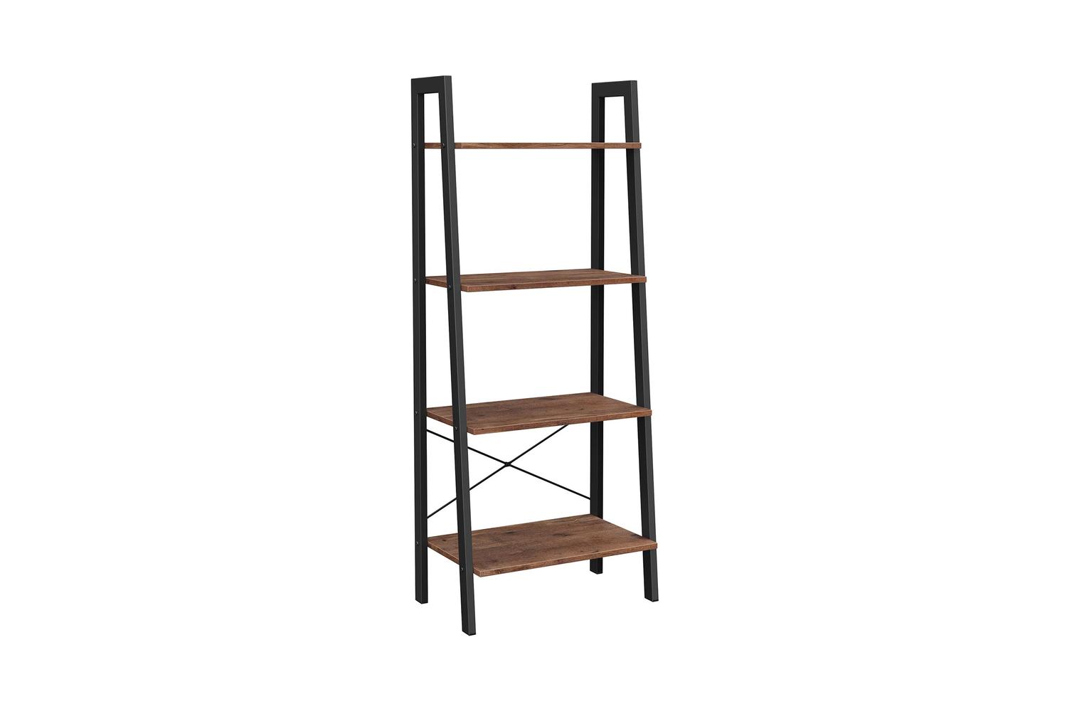 Ladder Shelves | Bookcase | Particleboard And Steel | 137.5 Cm