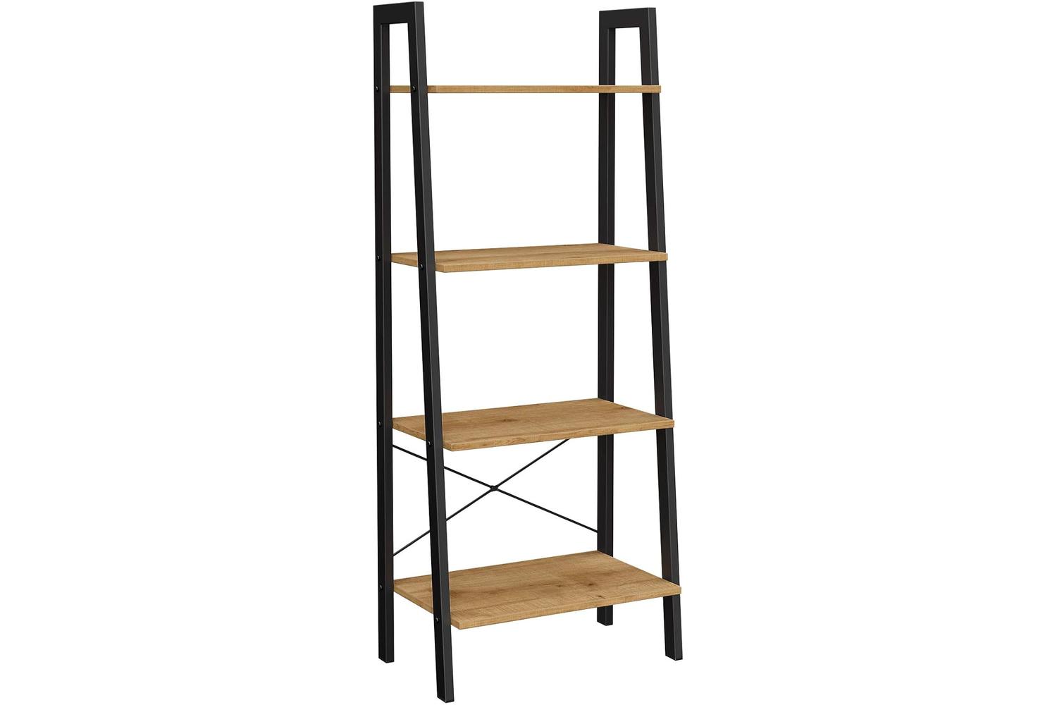 Ladder Shelves | Bookcase | Particleboard And Steel | 137.5 Cm