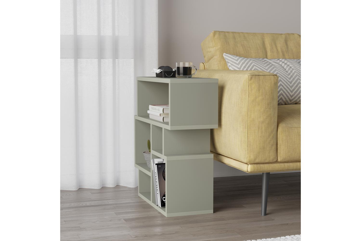 Decortie Karma Side Table | Multipurpose | Ash Green | H605 Cm