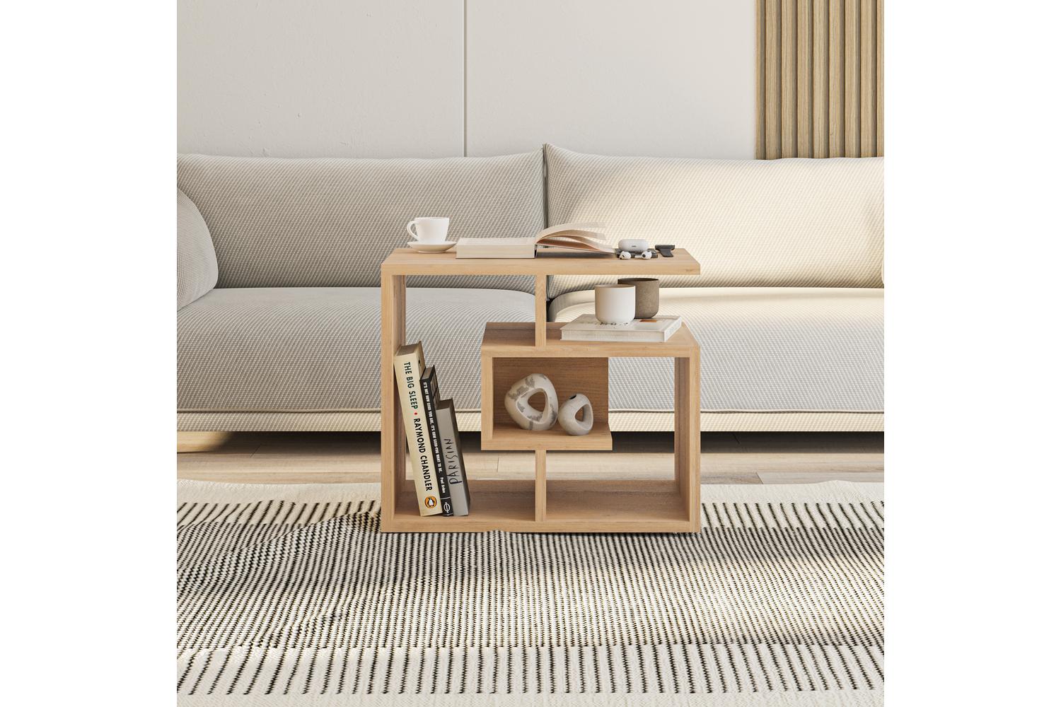 Decortie Labirent Modern Coffee Table | Coffee Table | Oak | 45cm