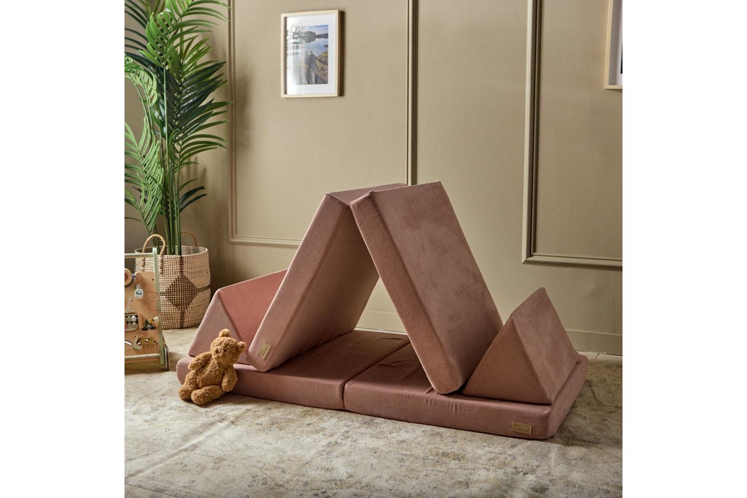 Baby Elegance Lil Elle Play Sofa | Kids Sofa | Cord Fabric | Beige