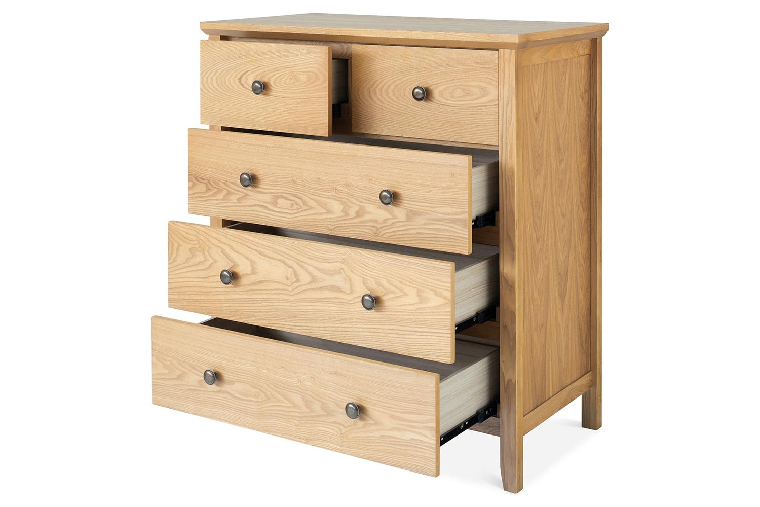 Ezra Chest Of Drawer | 5 Drawer | Ash