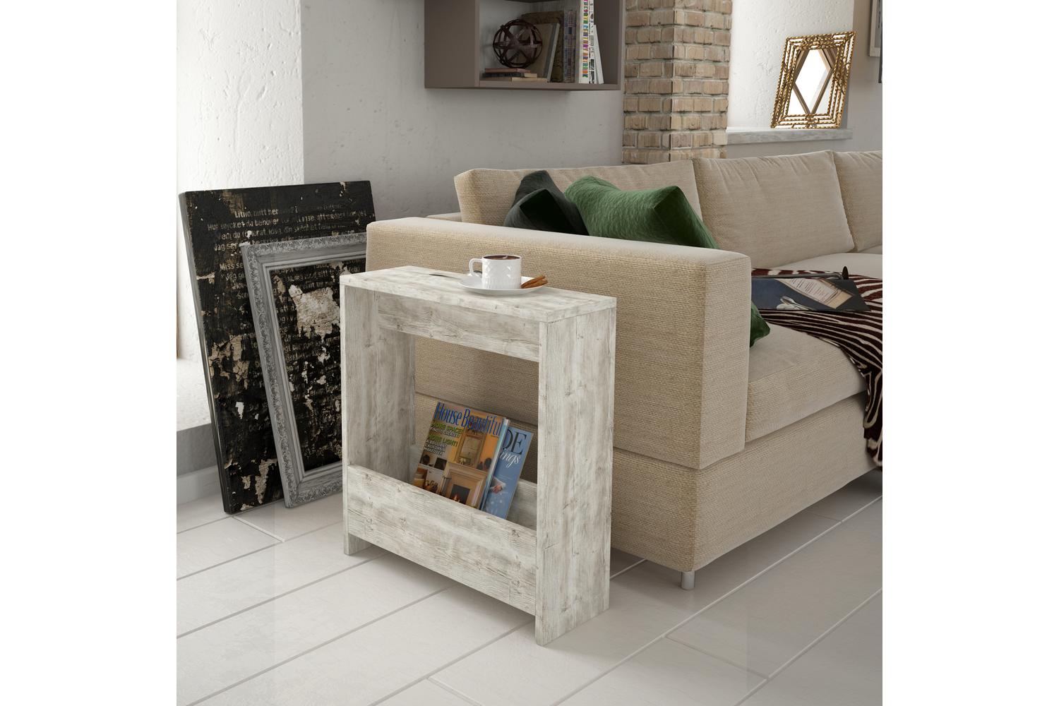 Decortie Simpi Modern Side End Table | Side Table | Engineered Wood | 60cm