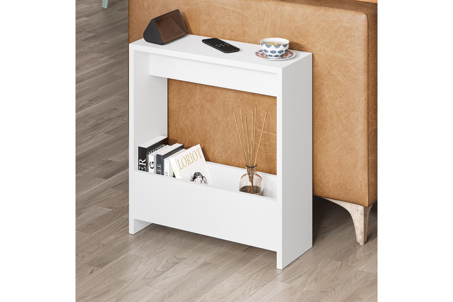 Decortie Simpi Modern Side End Table | Side Table | Engineered Wood | 60cm
