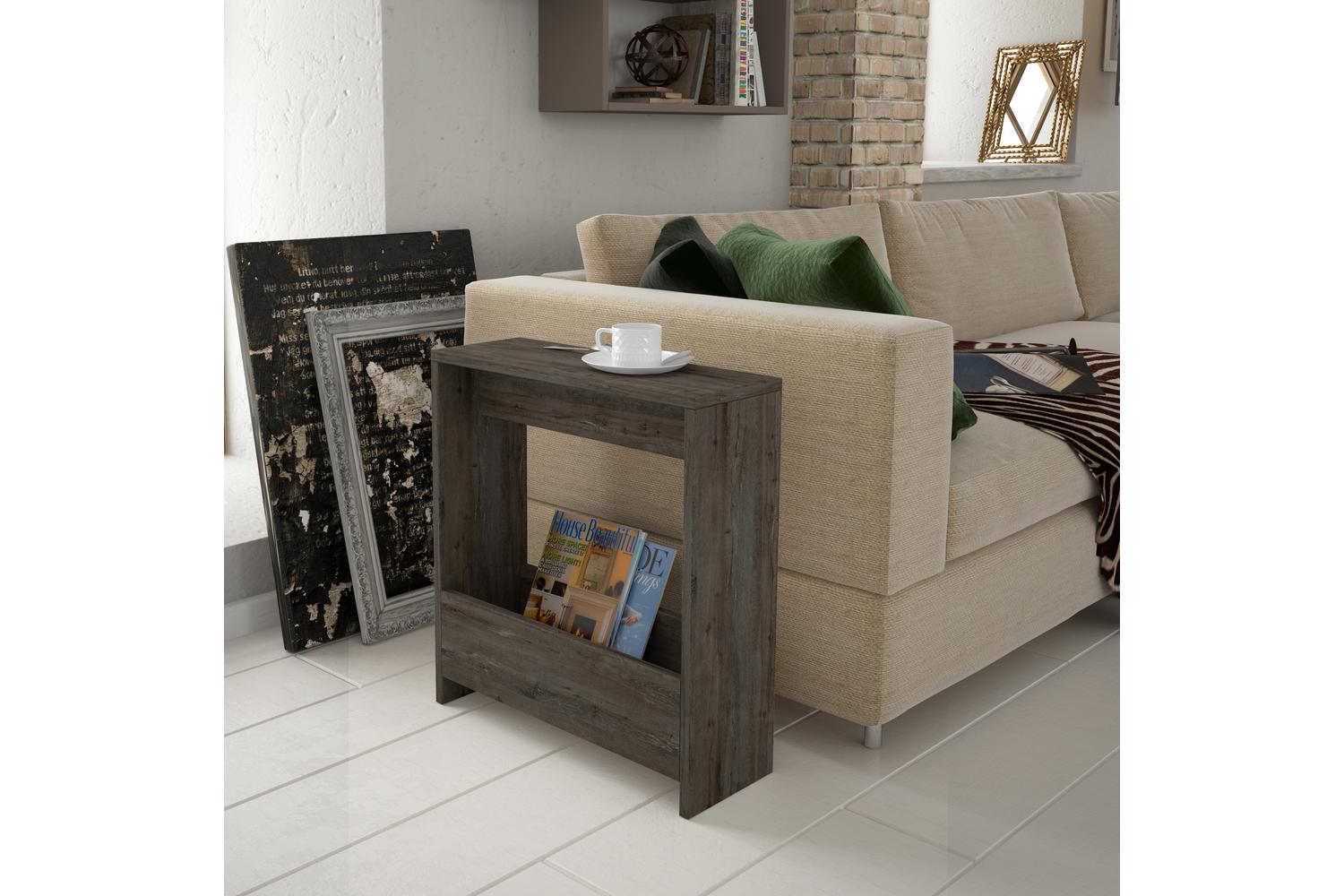 Decortie Simpi Modern Side End Table | Side Table | Engineered Wood | 60cm