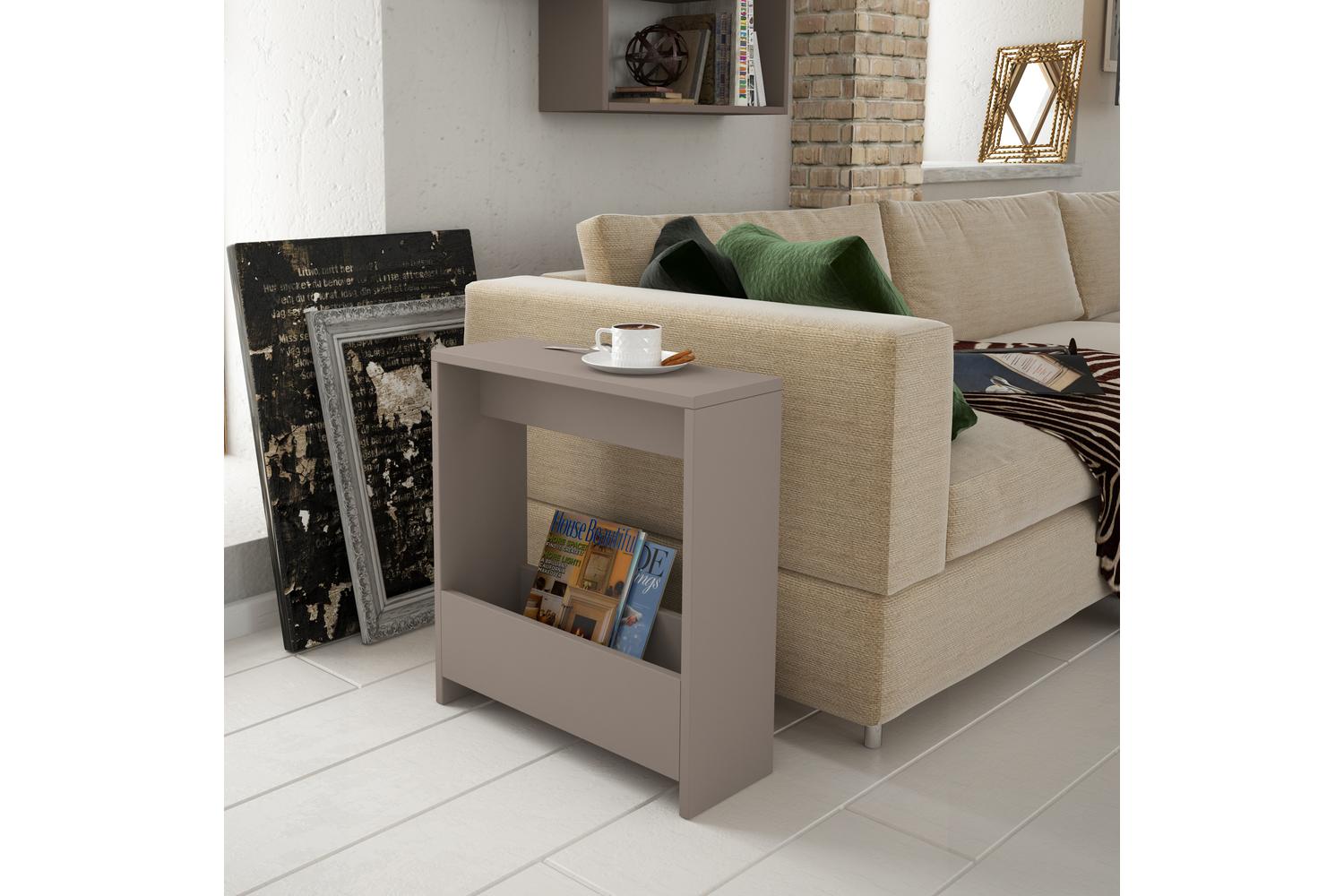 Decortie Simpi Modern Side End Table | Side Table | Engineered Wood | 60cm
