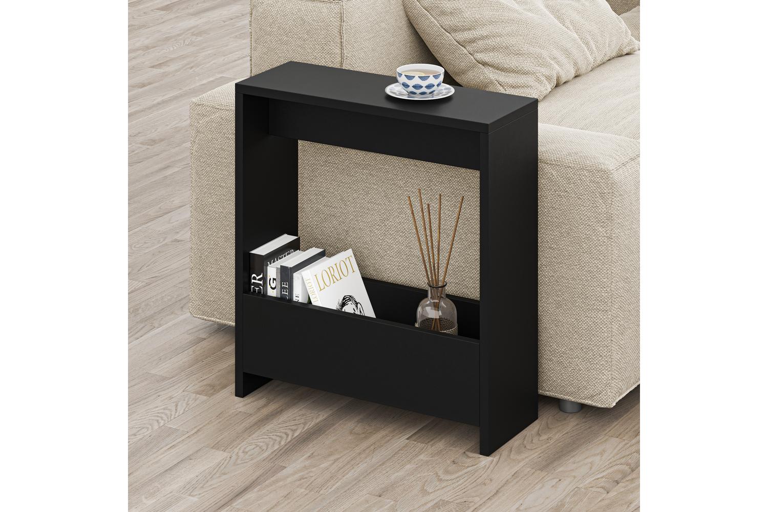 Decortie Simpi Modern Side End Table | Side Table | Engineered Wood | 60cm
