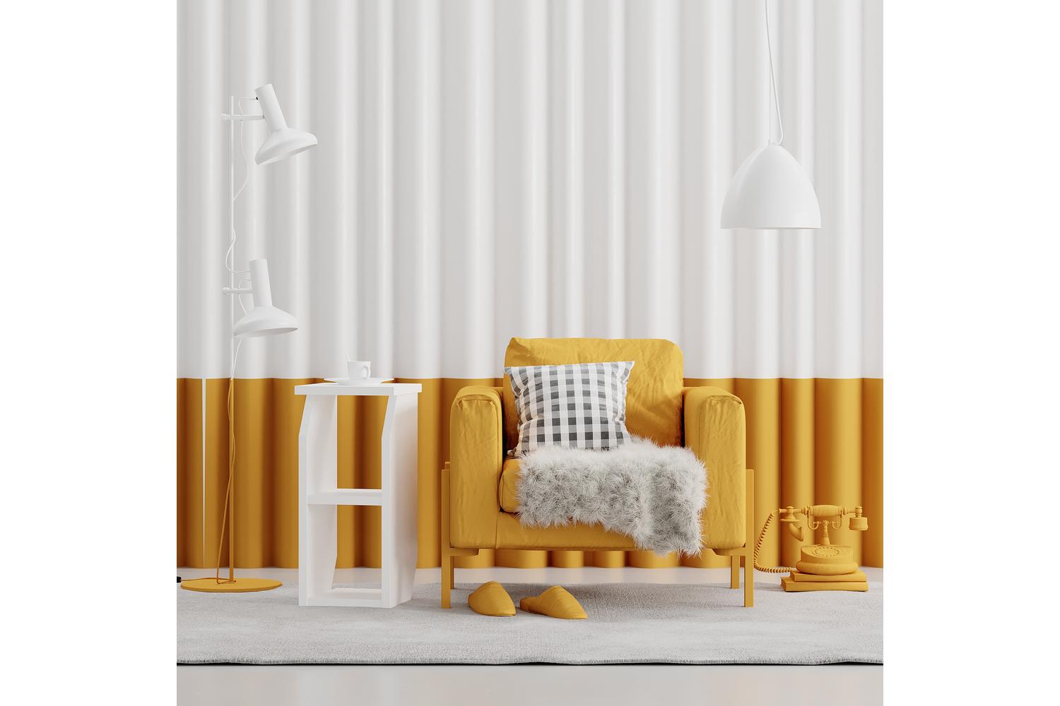 Decortie Tena Side Table | Modern Design | Engineered Wood | White