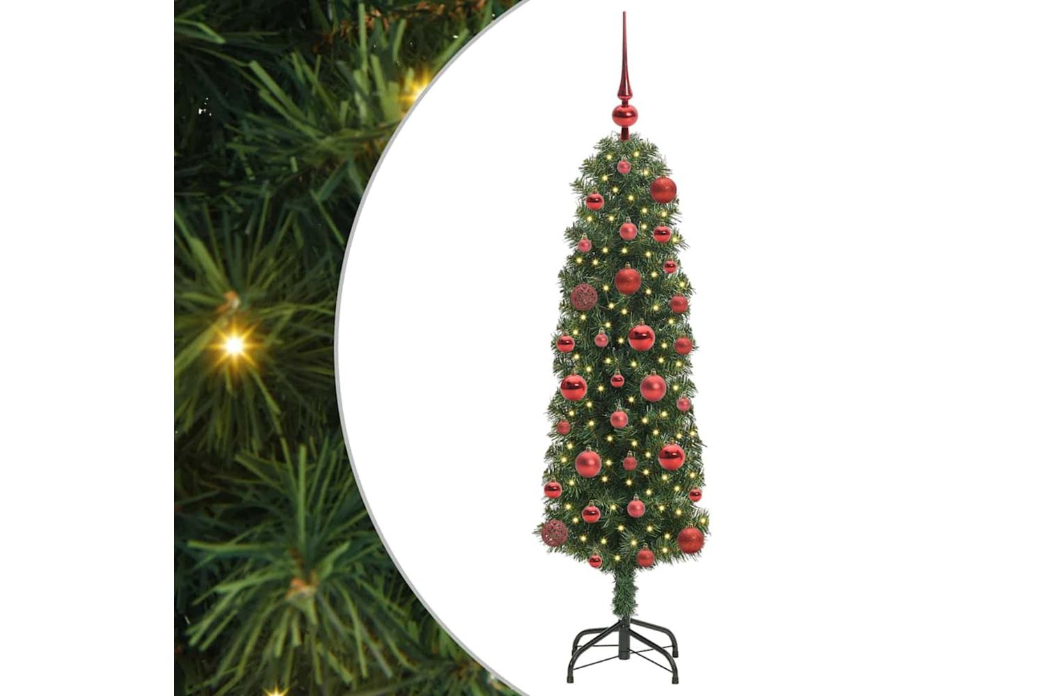 Vidaxl Artificial Christmas Tree With 150 Leds With Stand Green 120 Cm