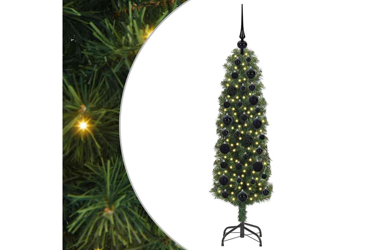 Vidaxl Artificial Christmas Tree With 150 Leds With Stand Green 120 Cm