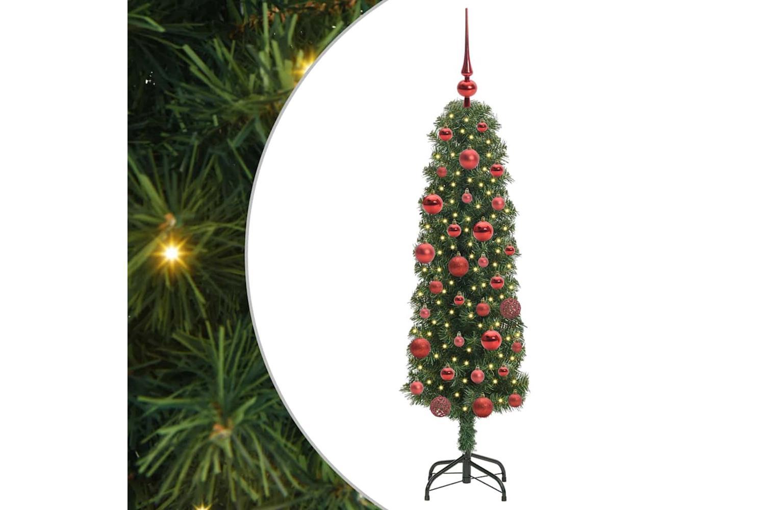 Vidaxl Artificial Christmas Tree With 150 Leds With Stand Green 150 Cm