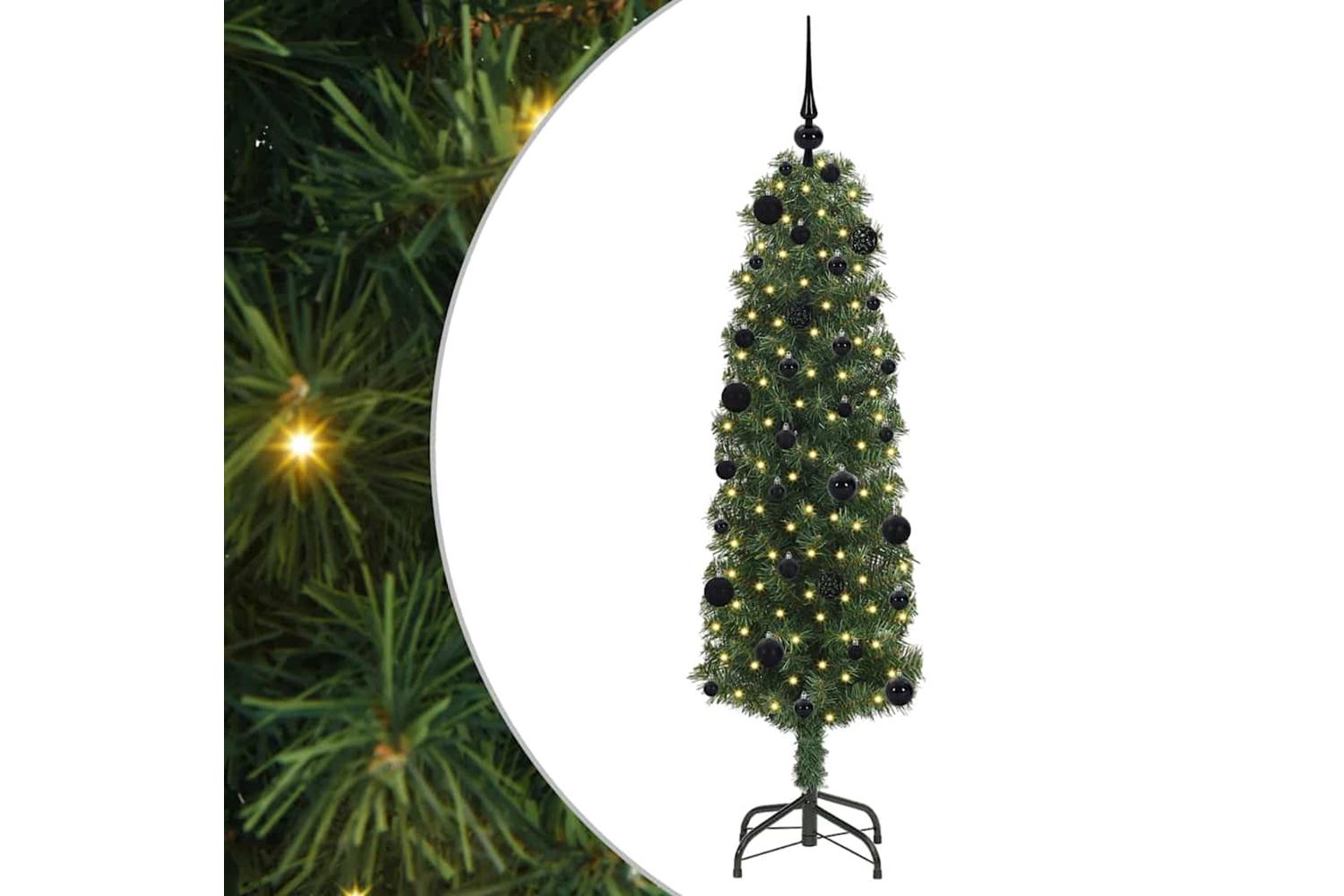 Vidaxl Artificial Christmas Tree With 150 Leds With Stand Green 150 Cm