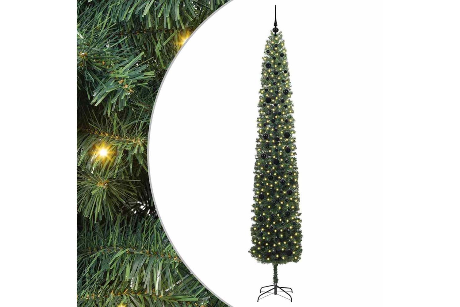 Vidaxl Artificial Christmas Tree With 300 Leds With Stand Green 270 Cm