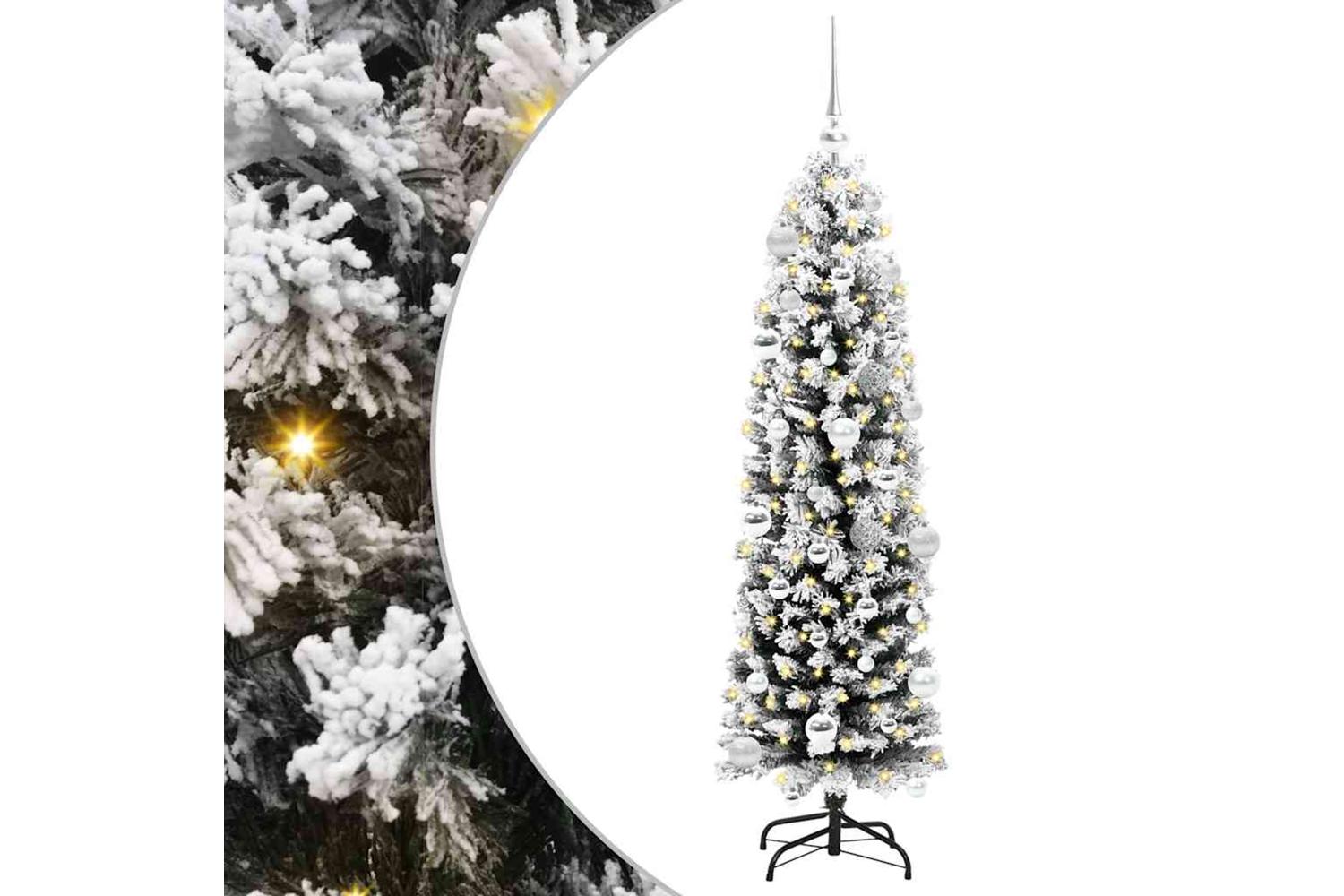 Vidaxl Artificial Christmas Tree With 150 Leds With Stand Green 150 Cm