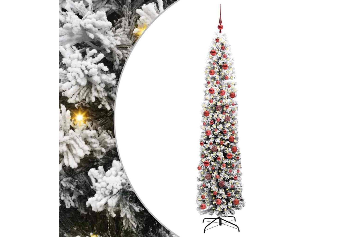 Vidaxl Artificial Christmas Tree With 300 Leds With Stand Green 180 Cm