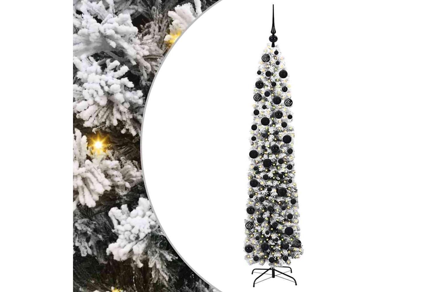 Vidaxl Artificial Christmas Tree With 300 Leds With Stand Green 180 Cm