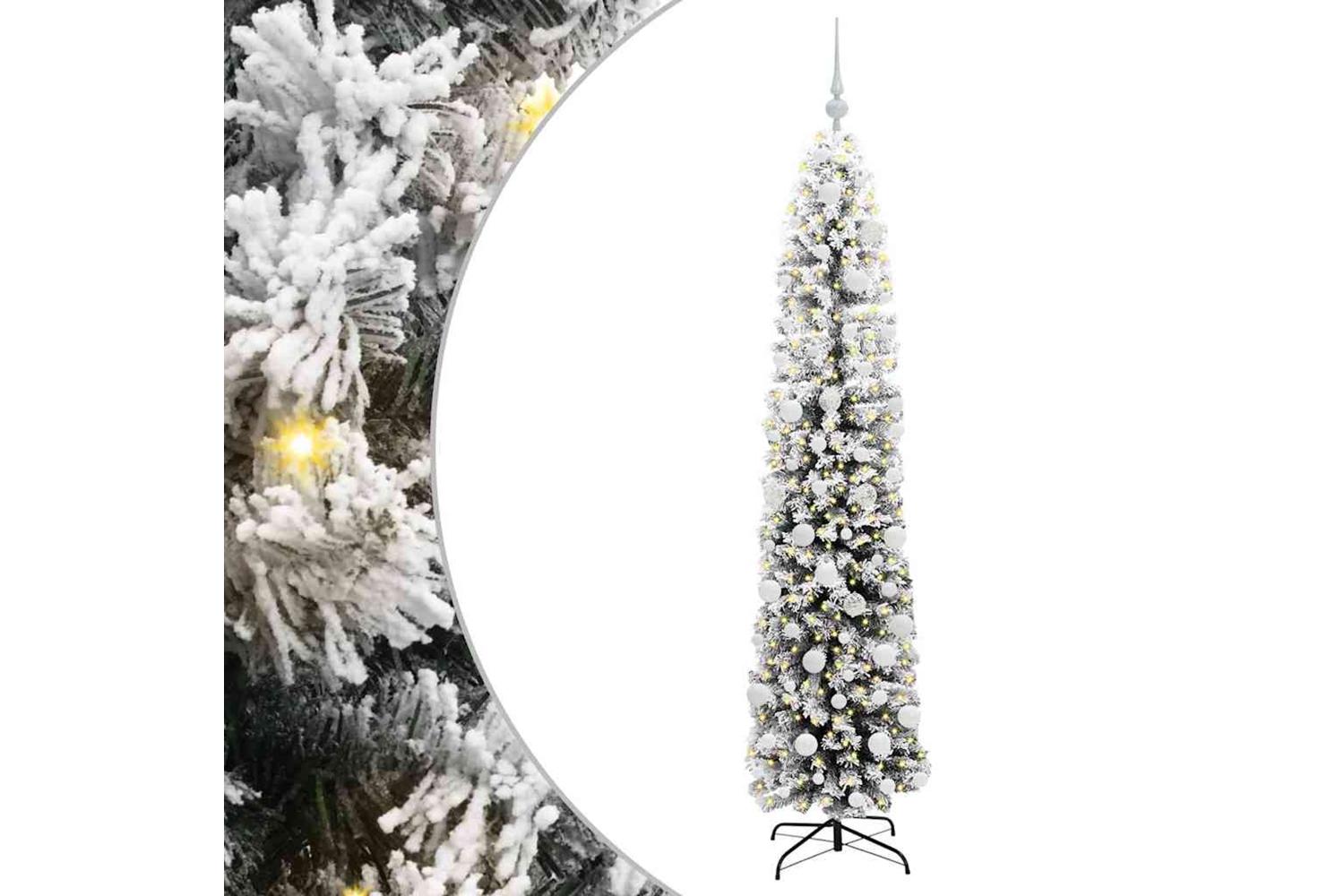 Vidaxl Artificial Christmas Tree With 300 Leds With Stand Green 180 Cm