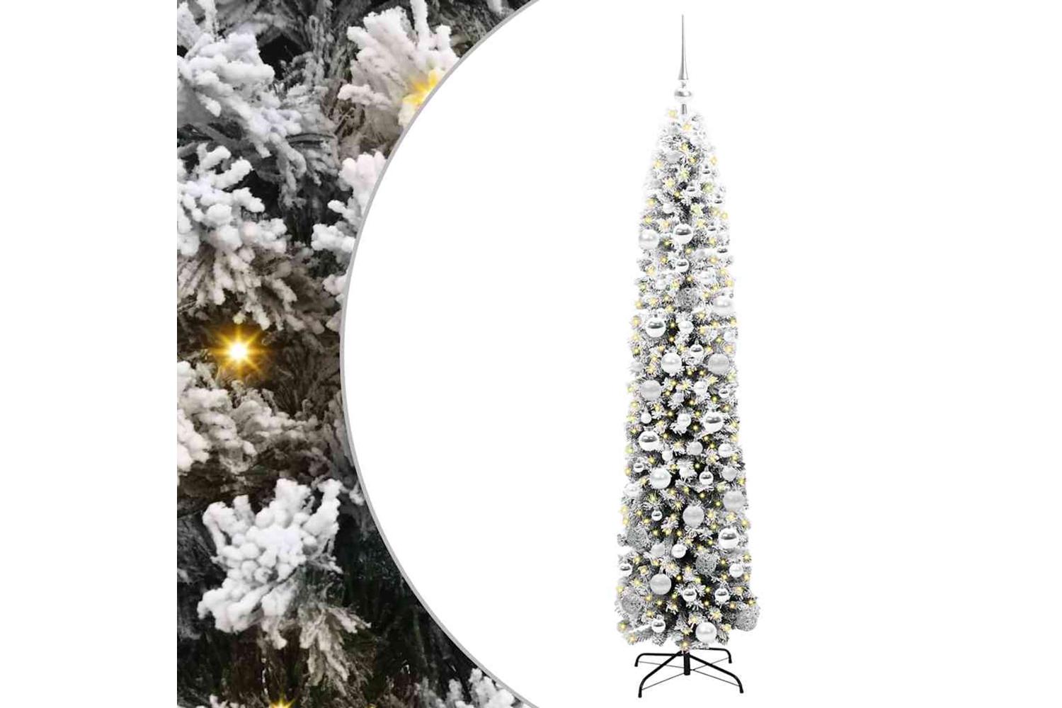 Vidaxl Artificial Christmas Tree With 300 Leds With Stand Green 180 Cm