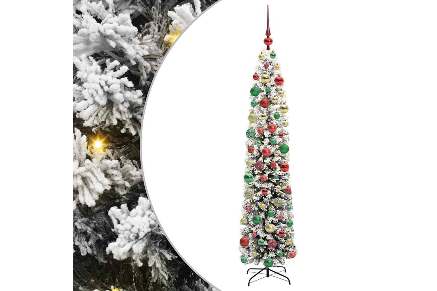 Vidaxl Artificial Christmas Tree With 300 Leds With Stand Green 180 Cm