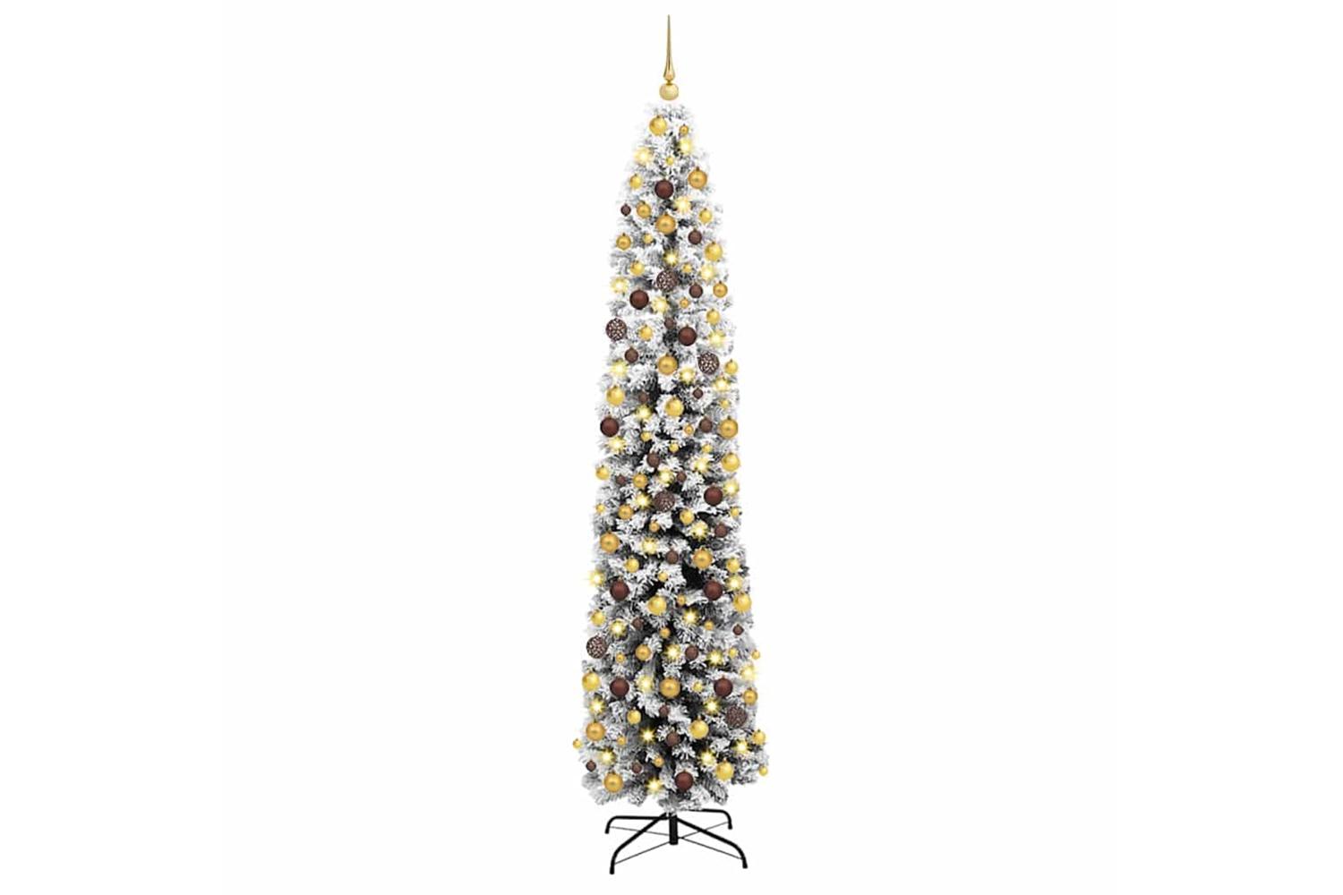 Vidaxl Artificial Christmas Tree With 300 Leds With Stand Green 210 Cm