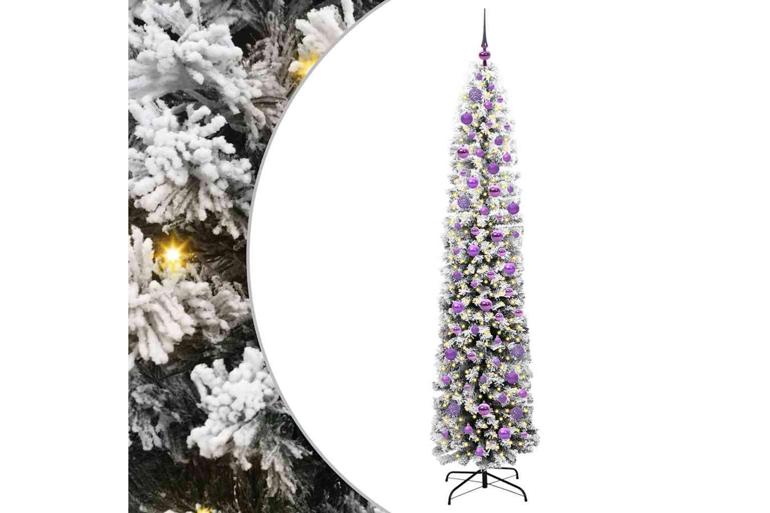 Vidaxl Artificial Christmas Tree With 300 Leds With Stand Green 210 Cm