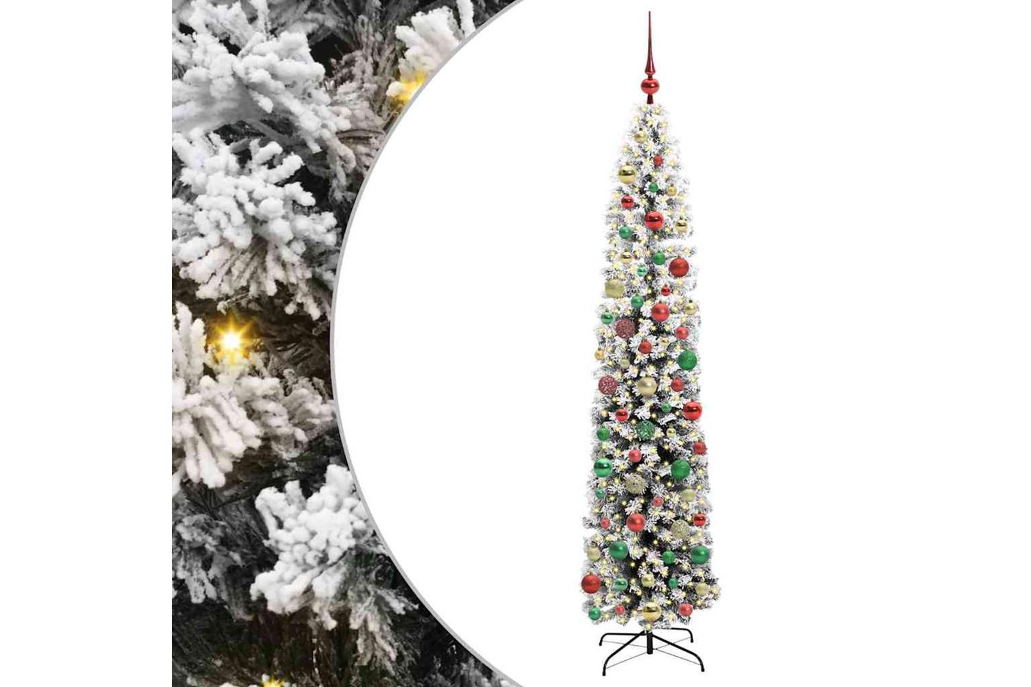 Vidaxl Artificial Christmas Tree With 300 Leds With Stand Green 210 Cm
