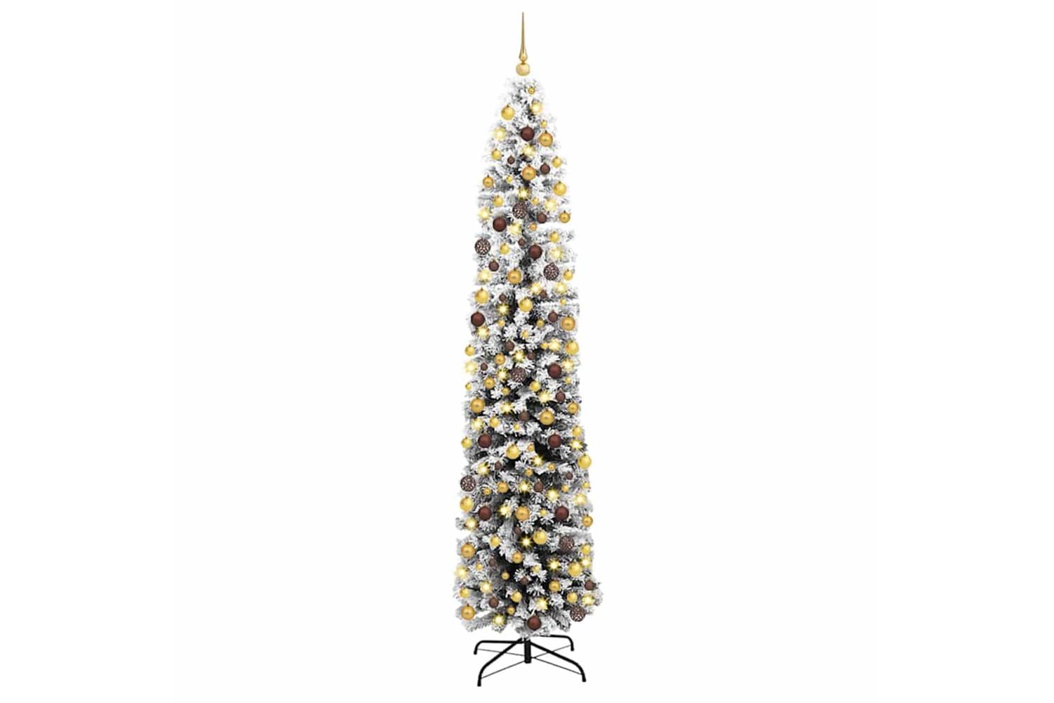 Vidaxl Artificial Christmas Tree With 300 Leds With Stand Green 240 Cm